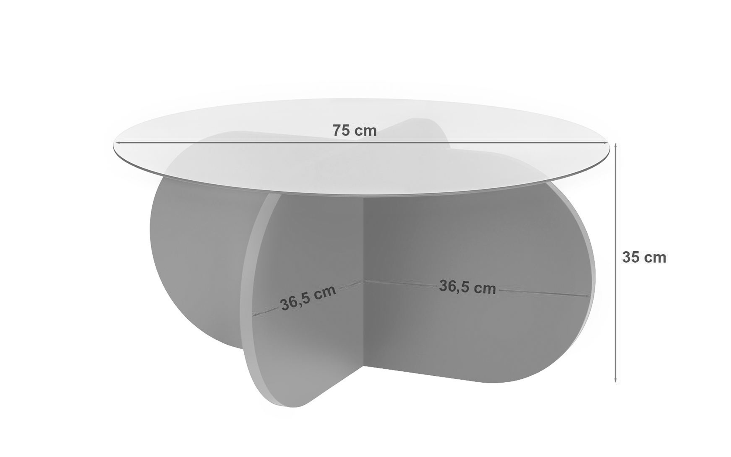Masuta de cafea Veta, nuc  2